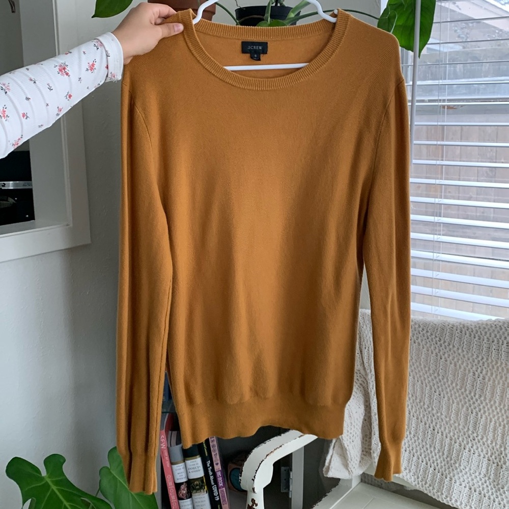 J. Crew Men’s Mustard Yellow Sweater